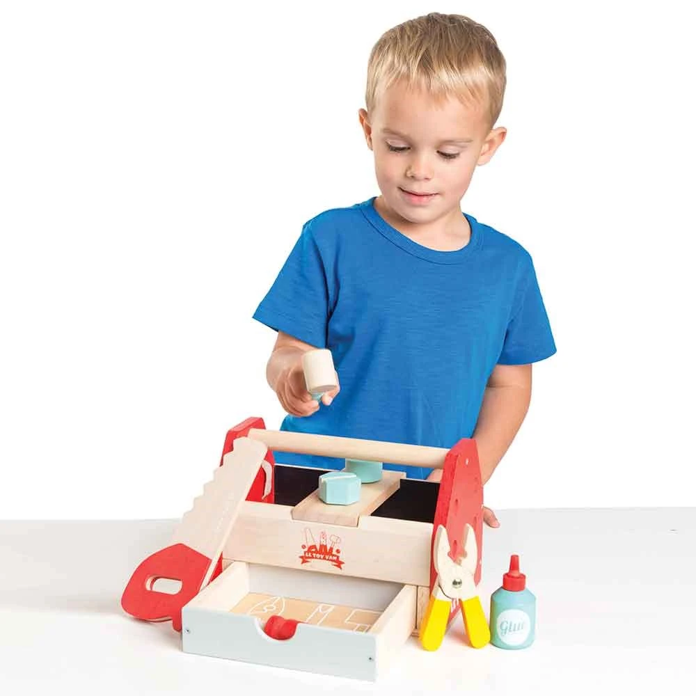 Le Toy Van Wooden Tool Box With Accessories - Image 3