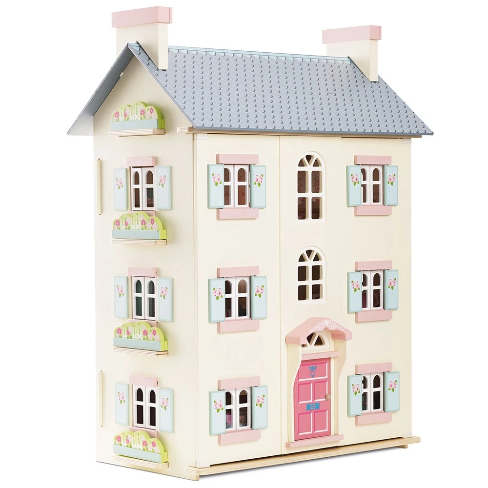 Le Toy Van Wooden Cherry Tree Hall Doll House - Image 3
