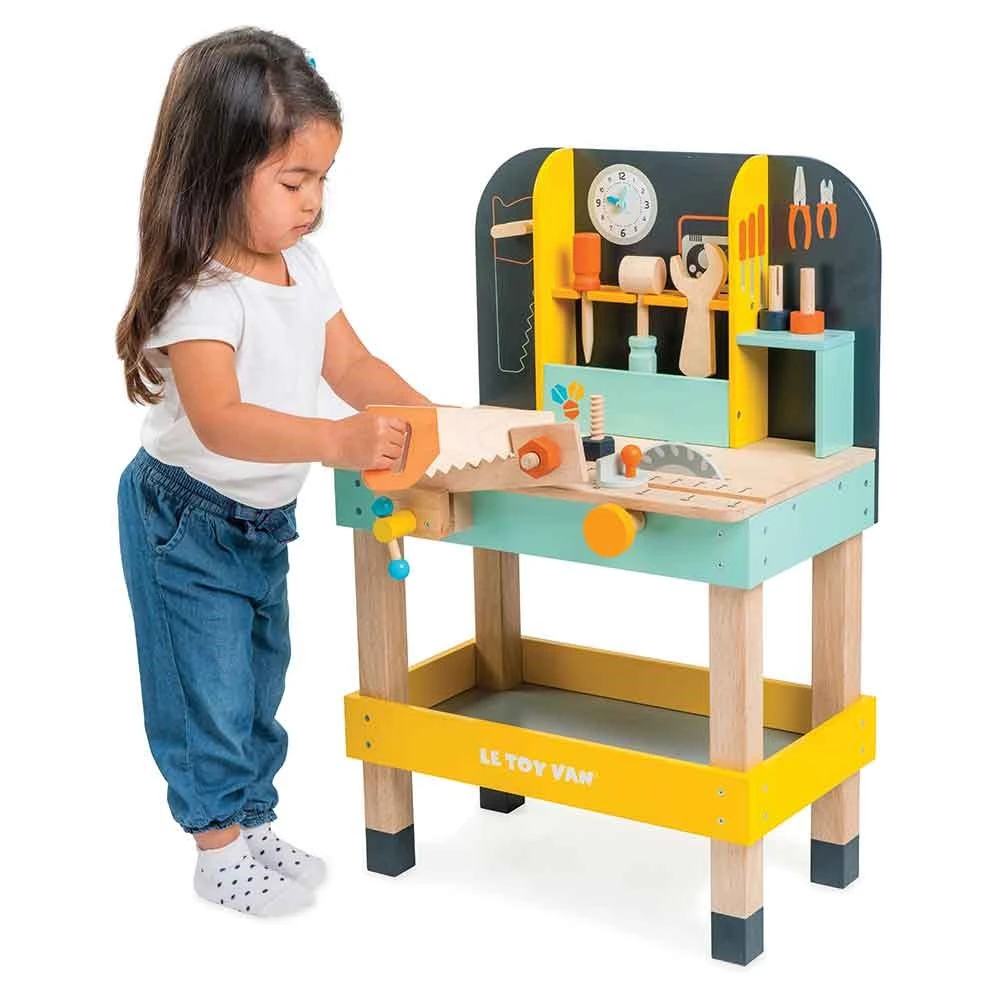 Le Toy Van Wooden Alex's Tool Bench With Accessories - Image 8