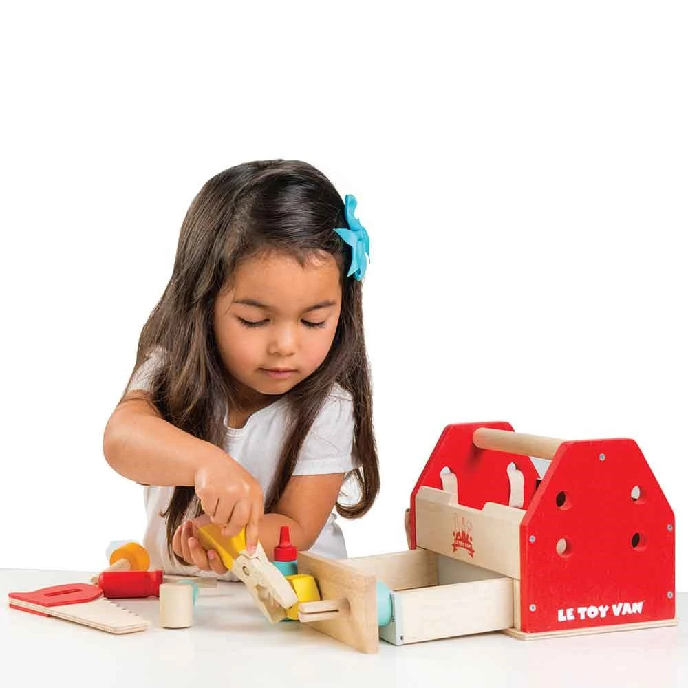 Le Toy Van Wooden Tool Box With Accessories - Image 6