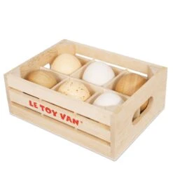 Le Toy Van Farm Eggs Half Dozen Crate