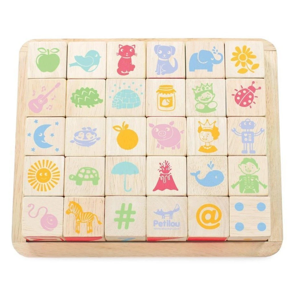 Le Toy Van ABC Wooden Blocks - Image 4