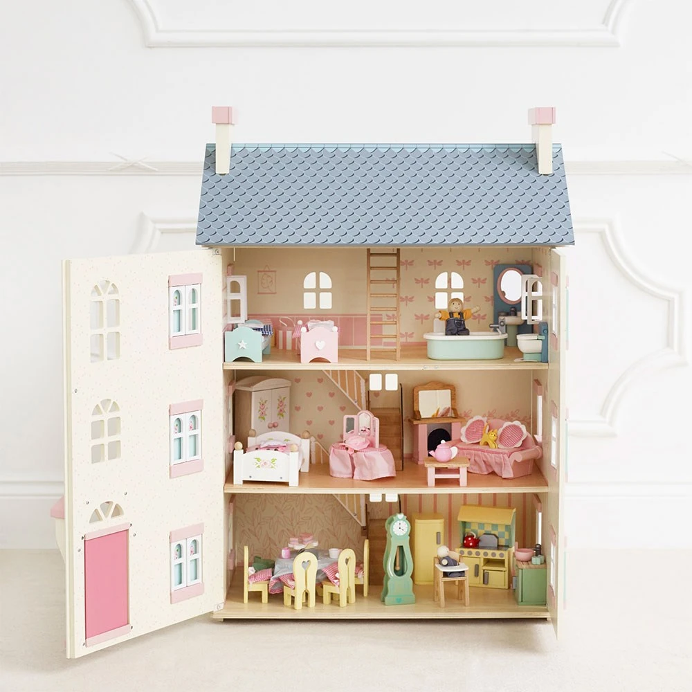 Le Toy Van Wooden Cherry Tree Hall Doll House - Image 5