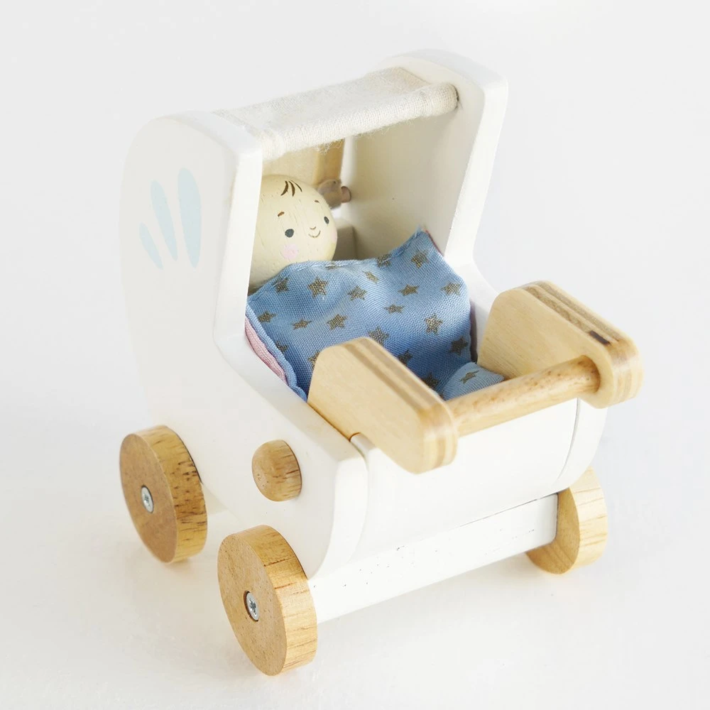 Le Toy Van Wooden Nursery Doll Set - Image 4