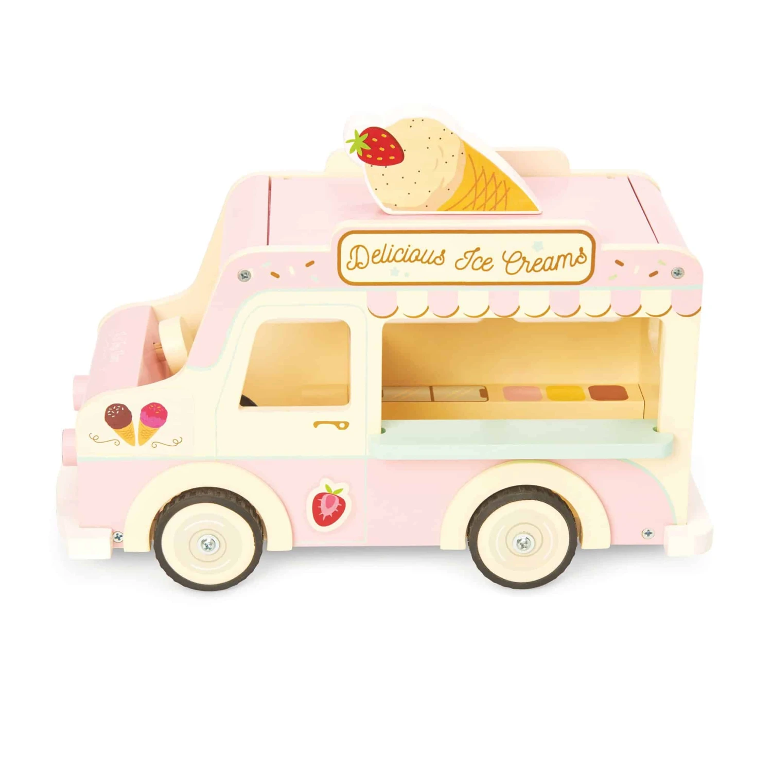Le Toy Van Dolls House Ice Cream Van - Image 5