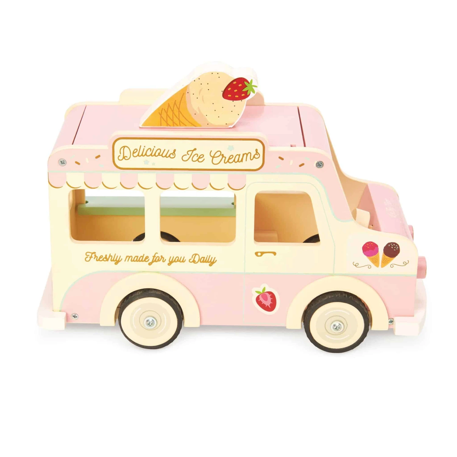 Le Toy Van Dolls House Ice Cream Van - Image 8