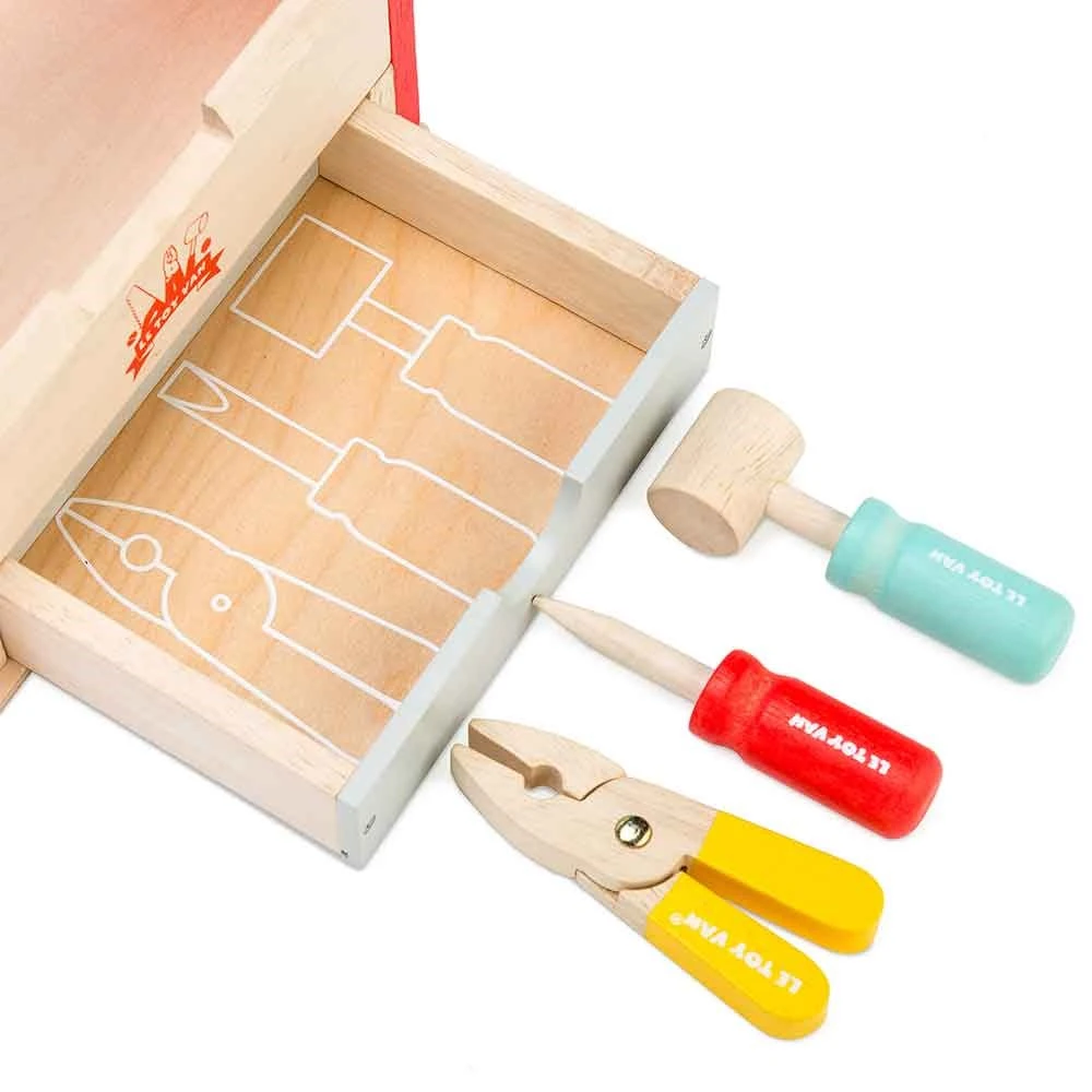 Le Toy Van Wooden Tool Box With Accessories - Image 5