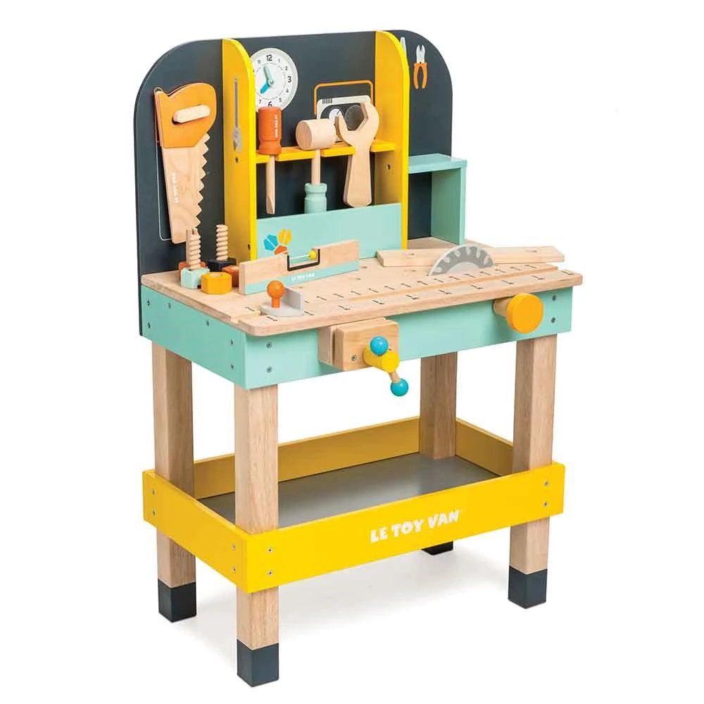 Le Toy Van Wooden Alex's Tool Bench With Accessories - Image 5