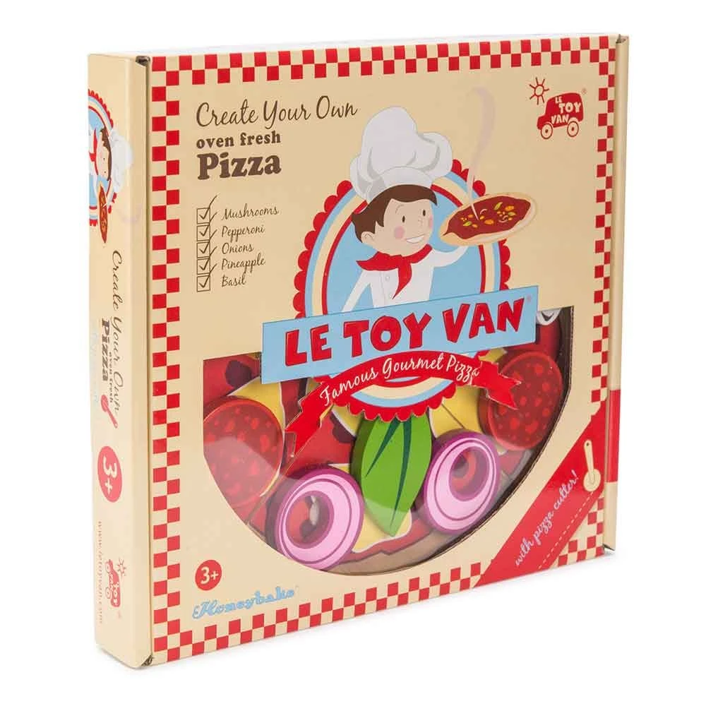 Le Toy Van Wooden Honeybake Pizza - Image 4