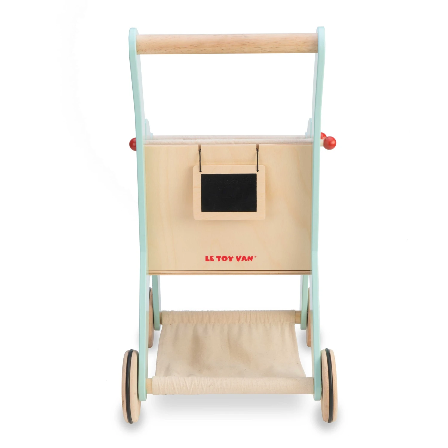 Le Toy Van Wooden Shopping Trolley And Cotton Bag - Image 4