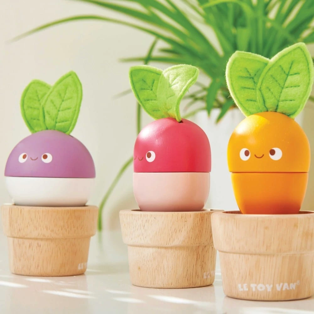 Le Toy Van Stacking Veggies - Image 5