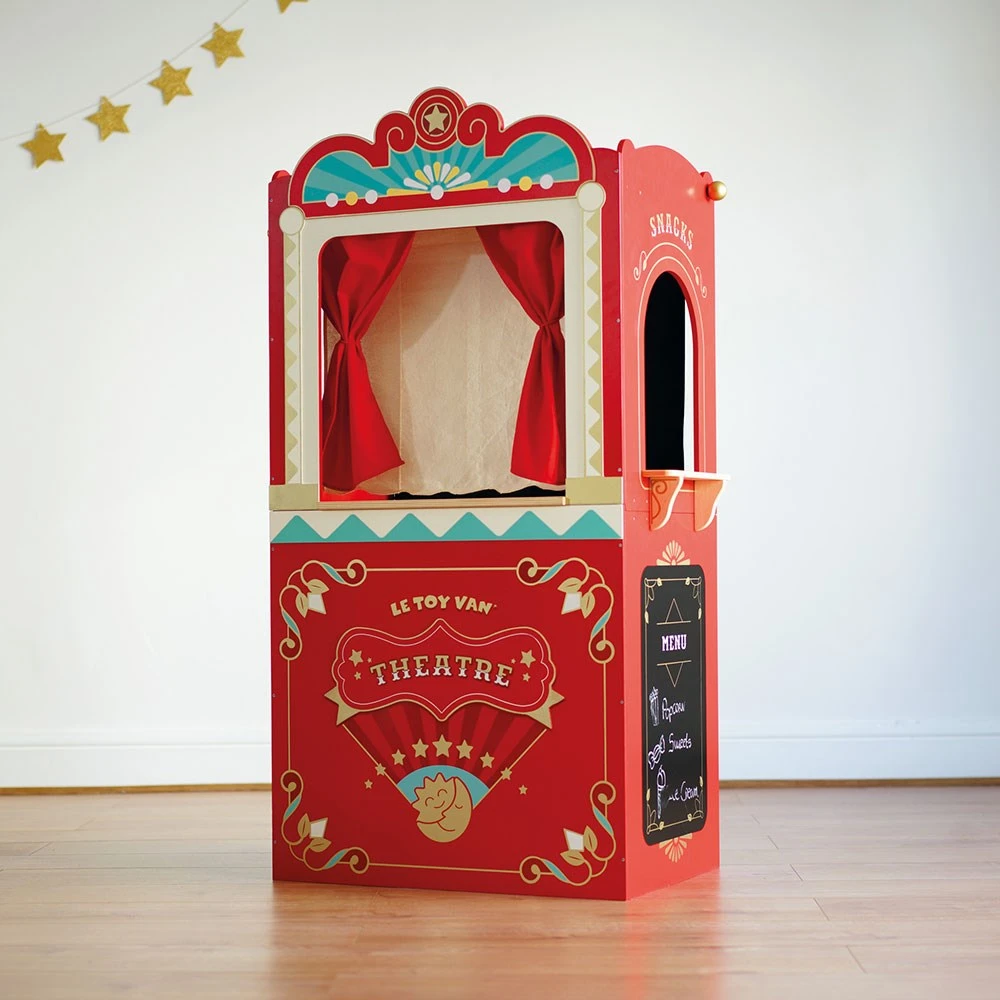 Le Toy Van Wooden Showtime Puppet Theatre - Image 4