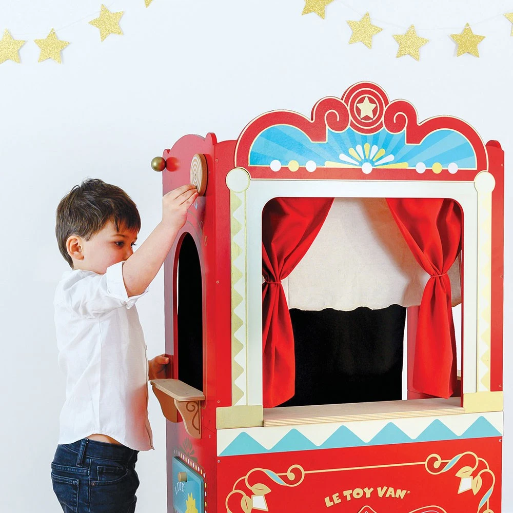 Le Toy Van Wooden Showtime Puppet Theatre - Image 5