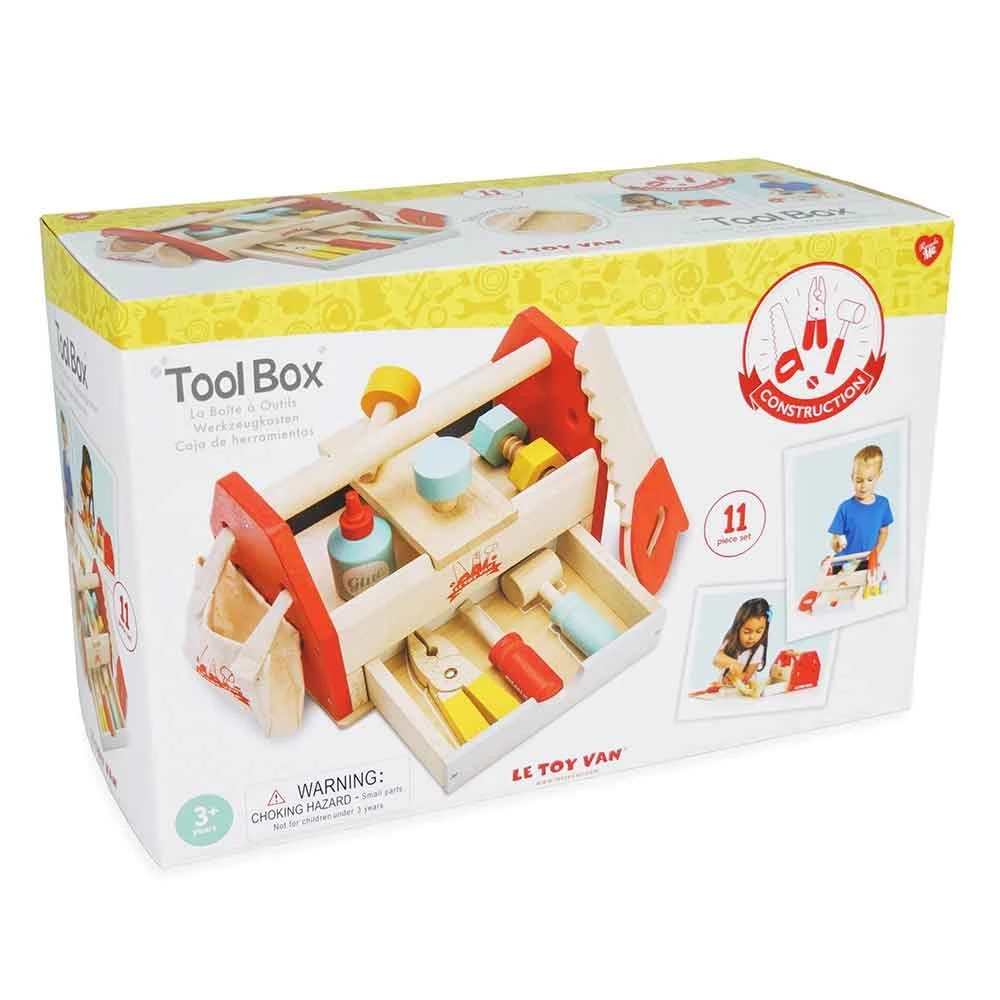 Le Toy Van Wooden Tool Box With Accessories - Image 7