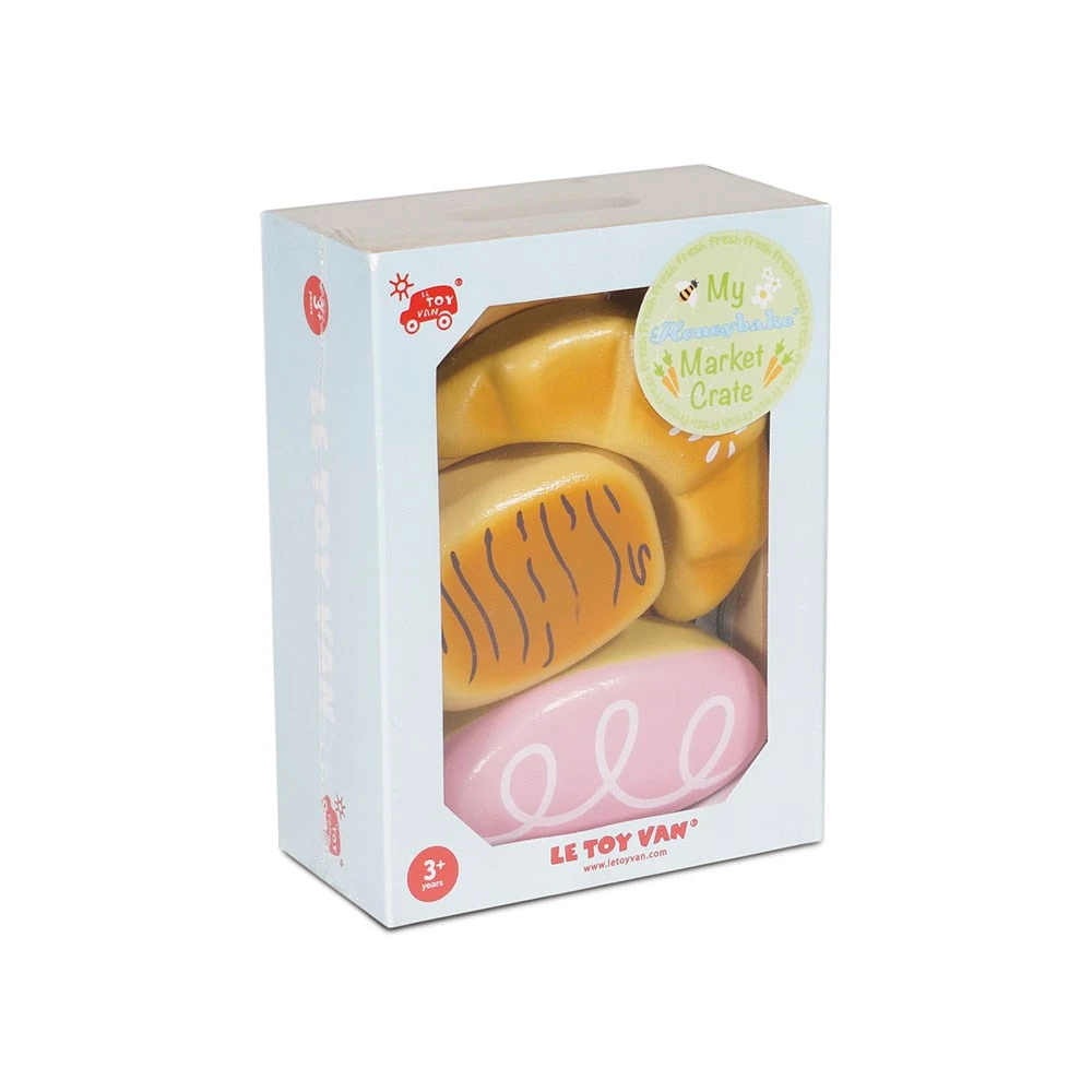 Le Toy Van Wooden Bakers Basket For Honeybee Market - Image 3