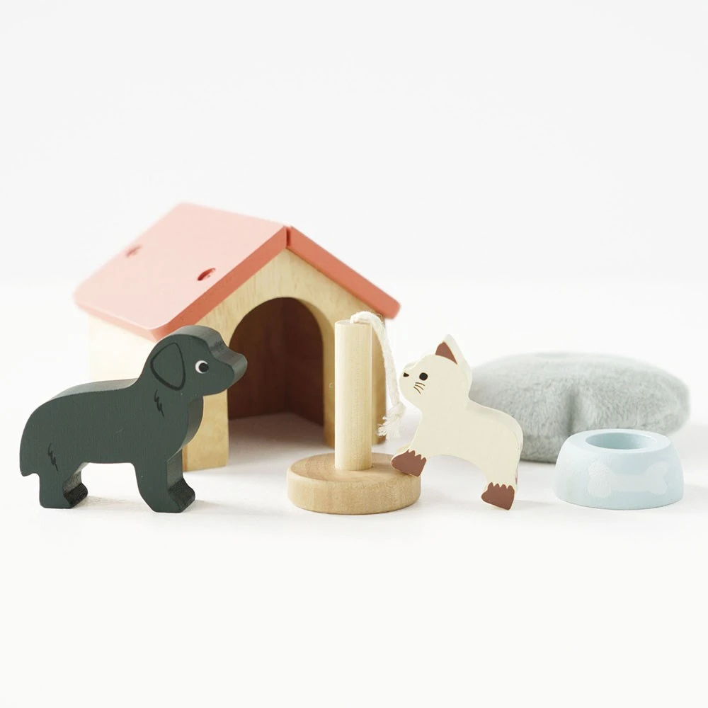Le Toy Van Wooden Dolls House Pet Set - Image 4