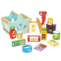 Le Toy Van Wooden Grocery Set & Scanner