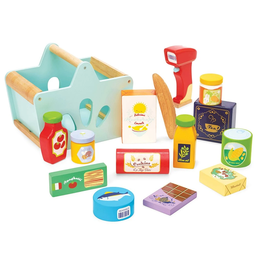 Le Toy Van Wooden Grocery Set & Scanner