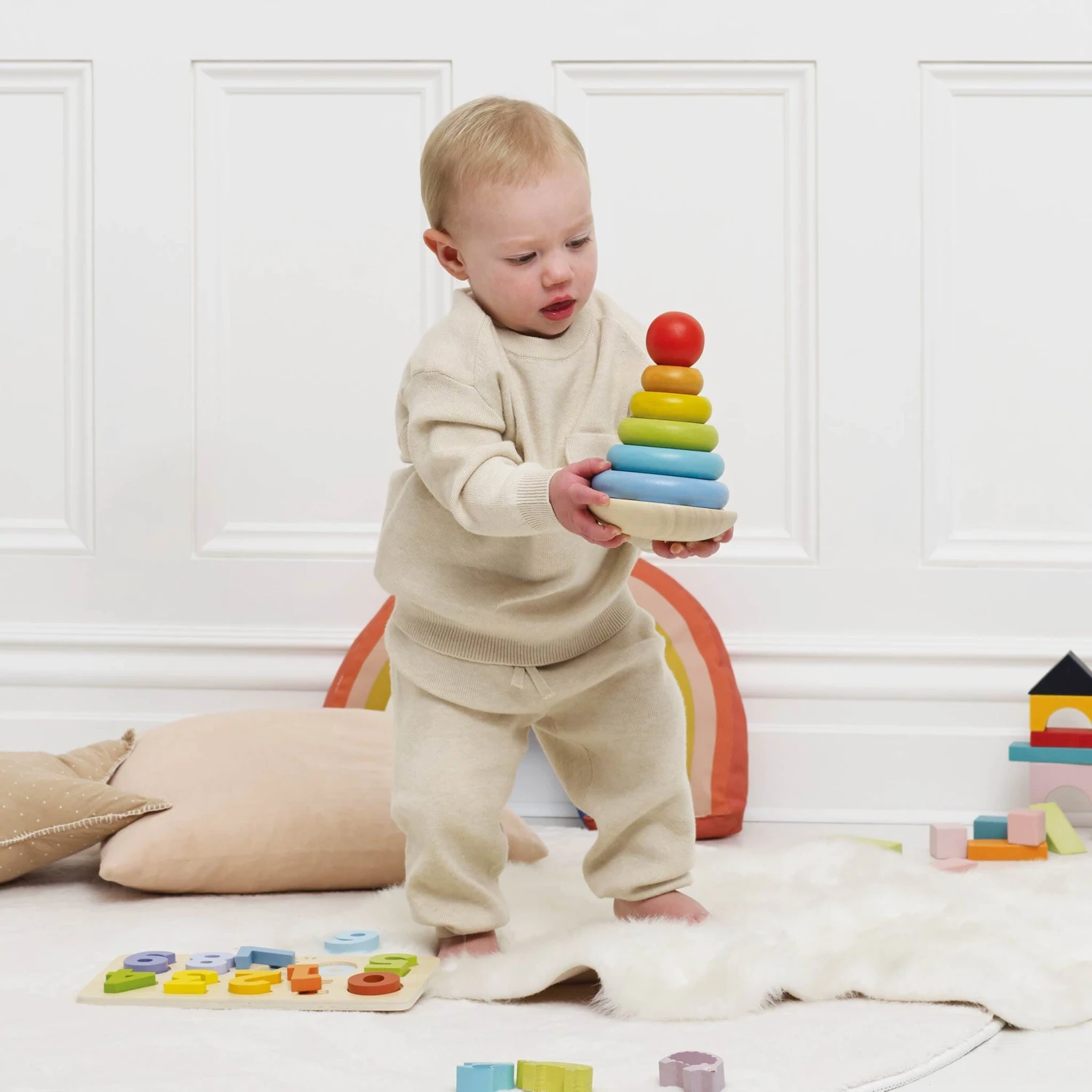Rainbow Stacking Tower - Image 10