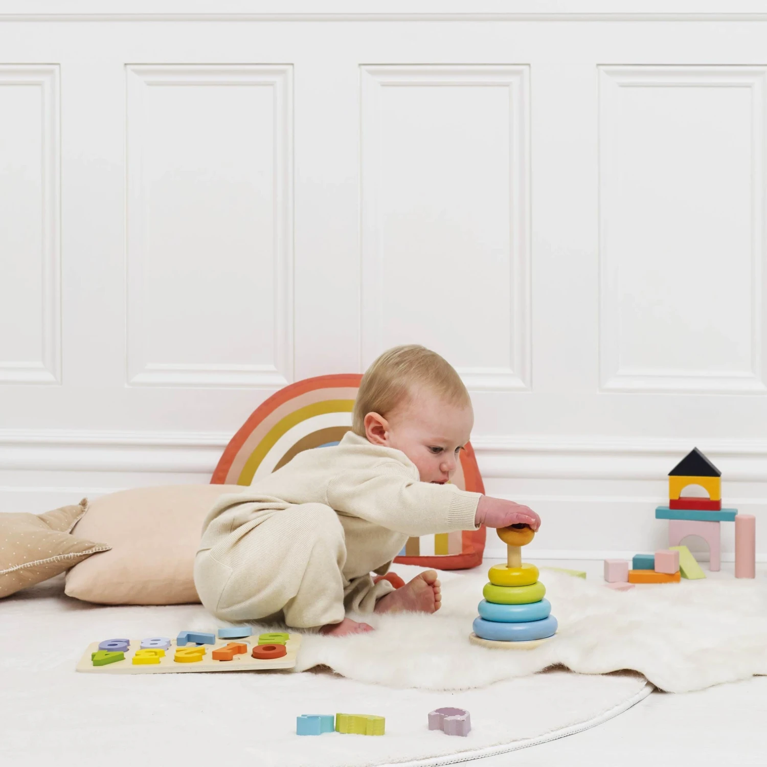 Rainbow Stacking Tower - Image 7