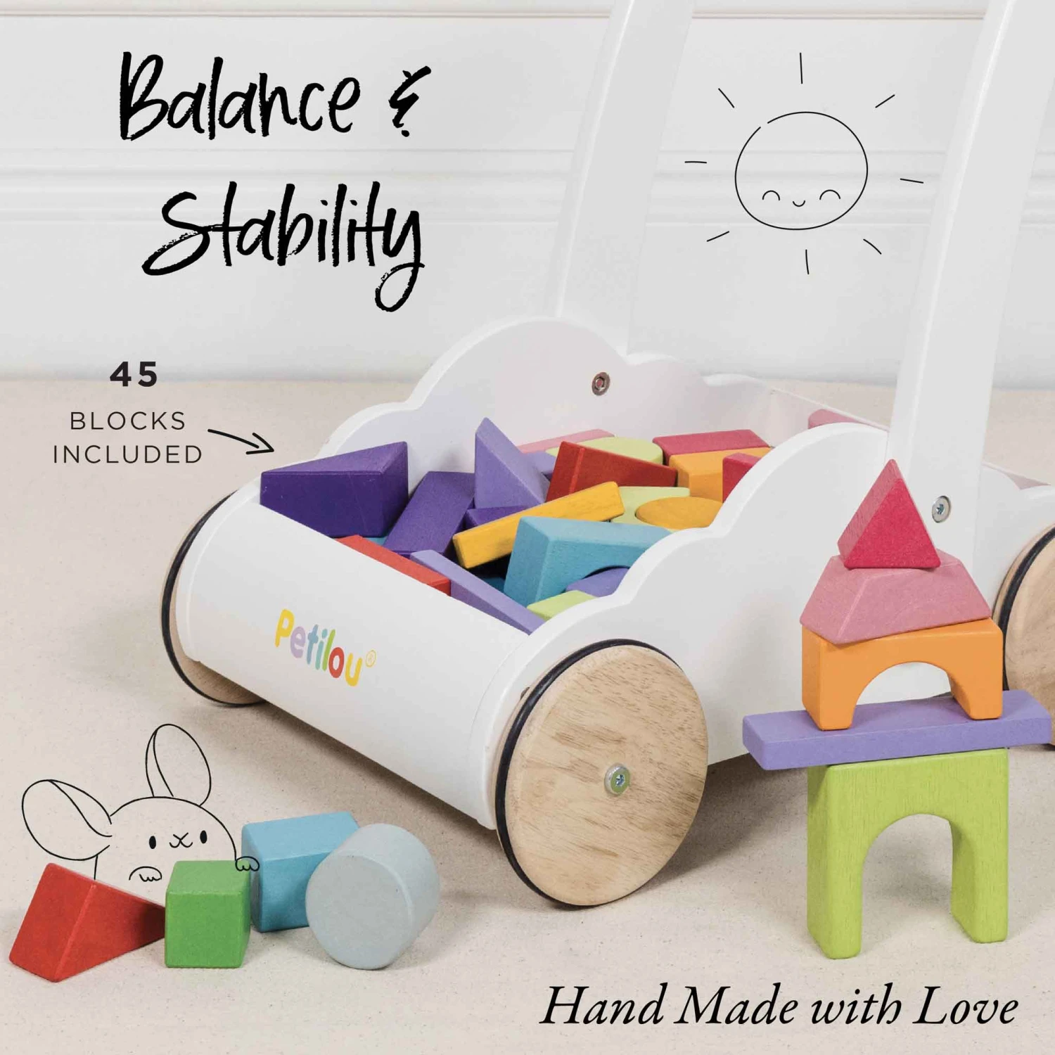 Rainbow Baby Walker & Puzzles - Image 7