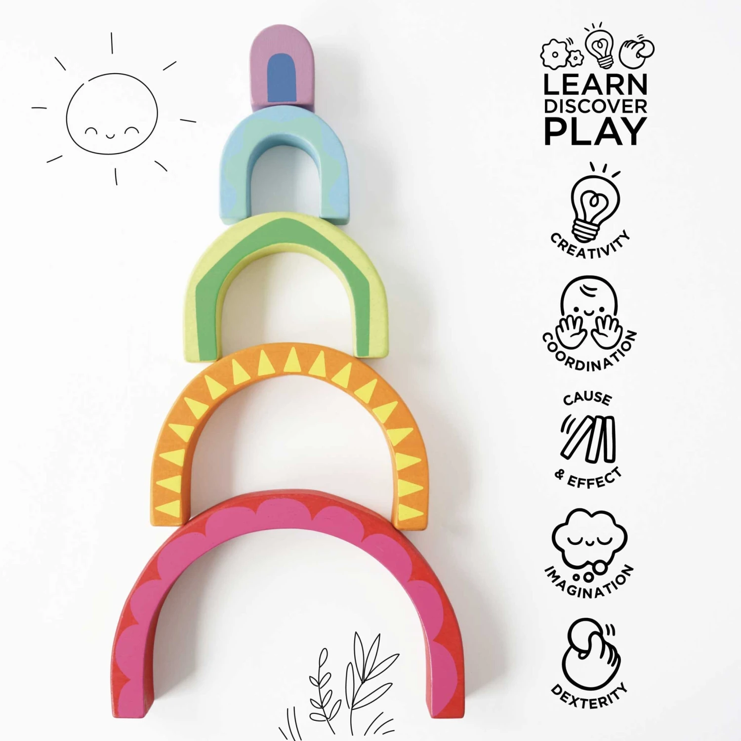 Rainbow Tunnel Toy - Image 2