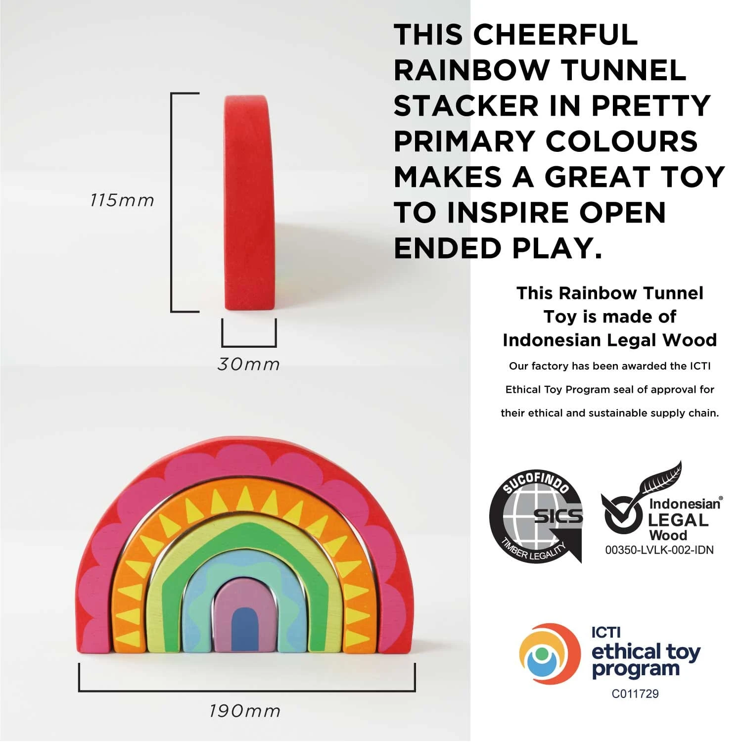 Rainbow Tunnel Toy - Image 6