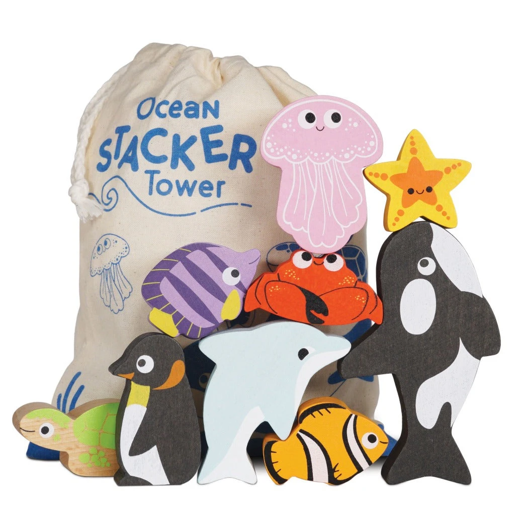 Le Toy Van Ocean Animal Stacker