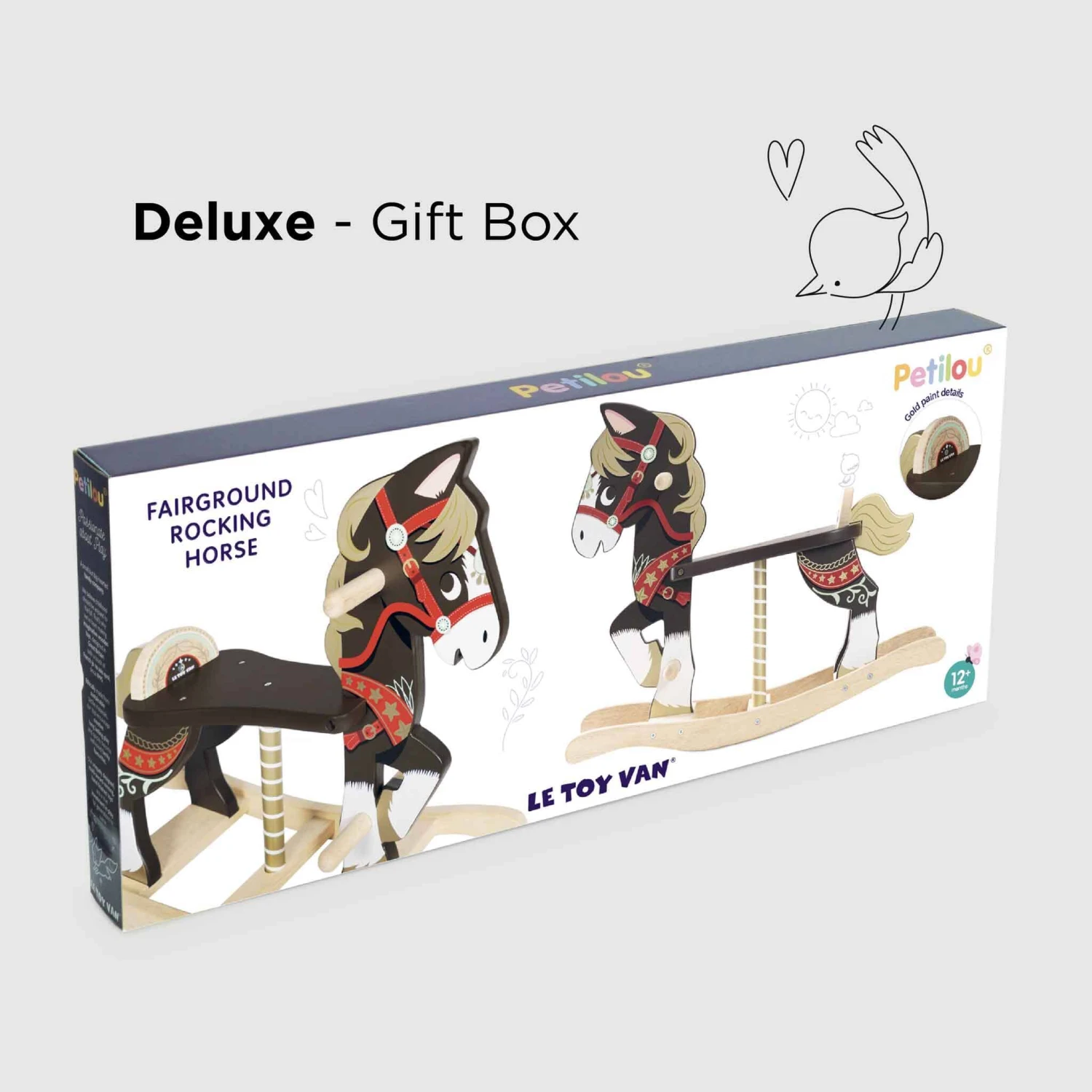 Classic Wooden Rocking Horse - Image 6