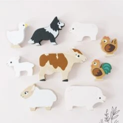 Farmyard Stacking Animals & Bag
