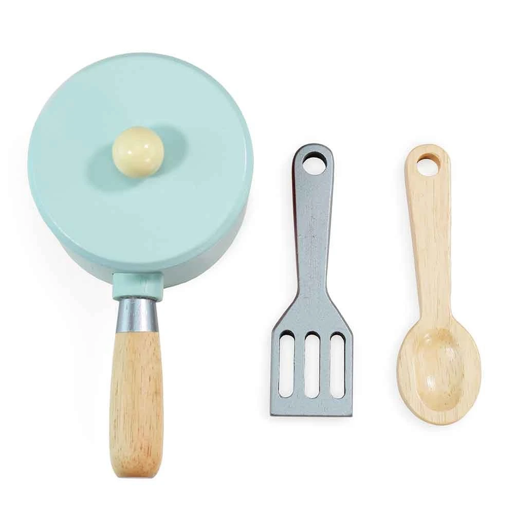 Le Toy Van Wooden Oven & Hob In Pink - Image 3