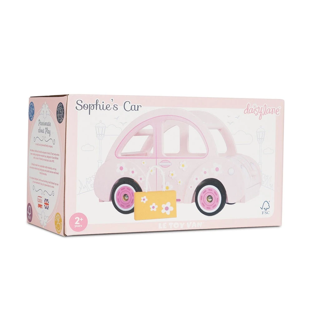 Le Toy Van Wooden Dolls House Sophie's Car - Image 3