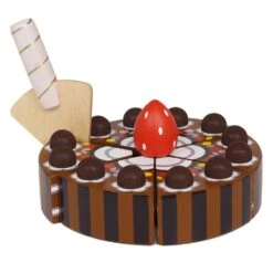 Le Toy Van Wooden Honeybake Chocolate Cake