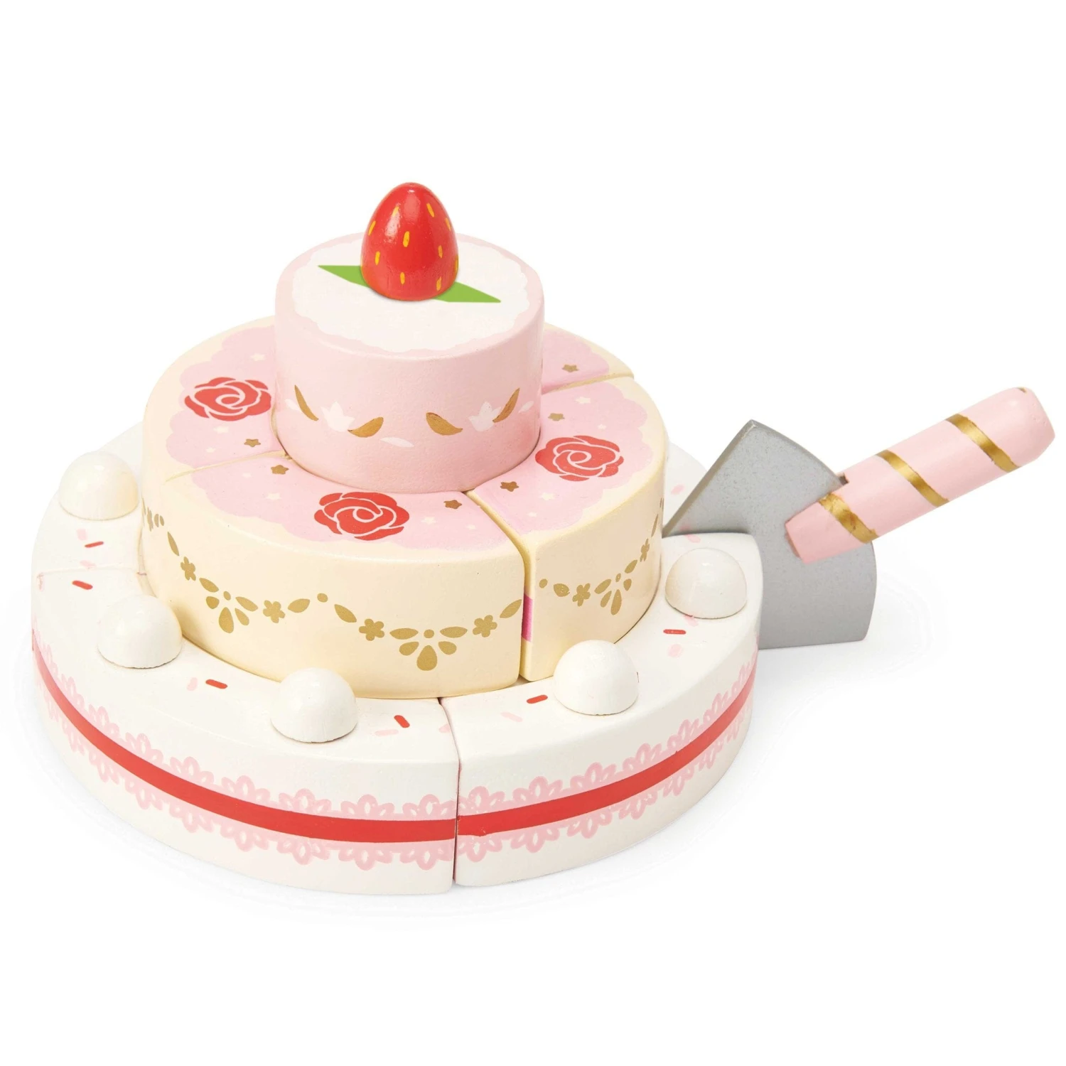 Sliceable Wedding Cake For Pretend Play - Image 2