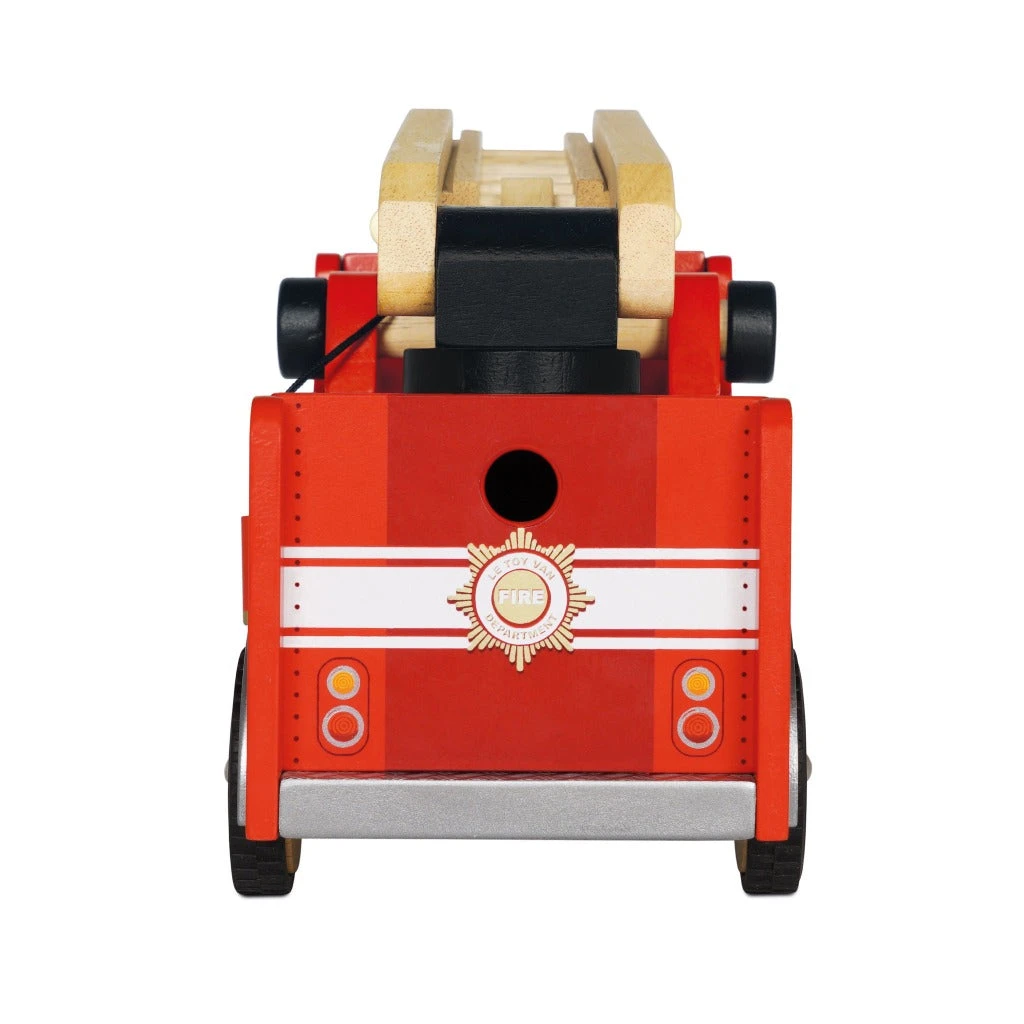 Le Toy Van Wooden Fire Engine (New Look) - Image 5