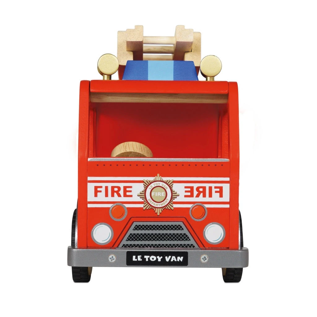 Le Toy Van Wooden Fire Engine (New Look) - Image 4