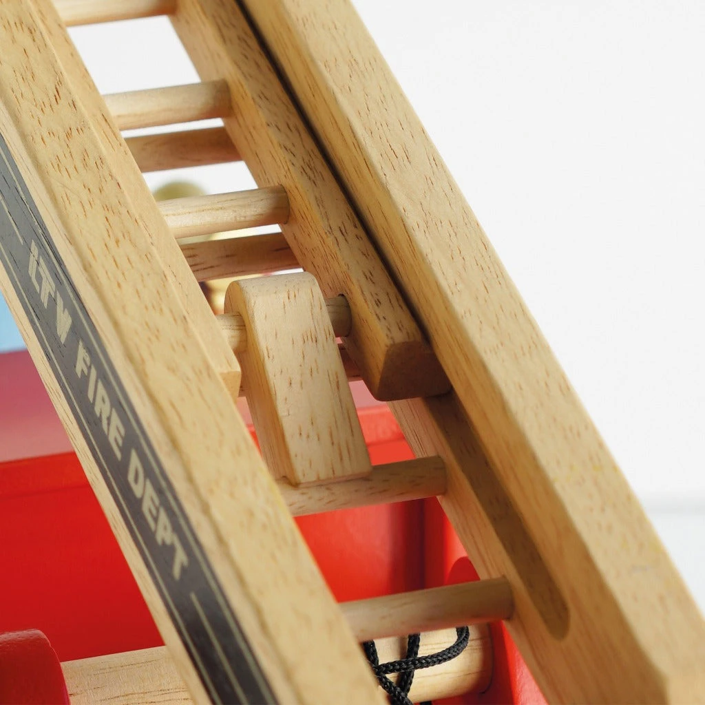 Le Toy Van Wooden Fire Engine (New Look) - Image 8