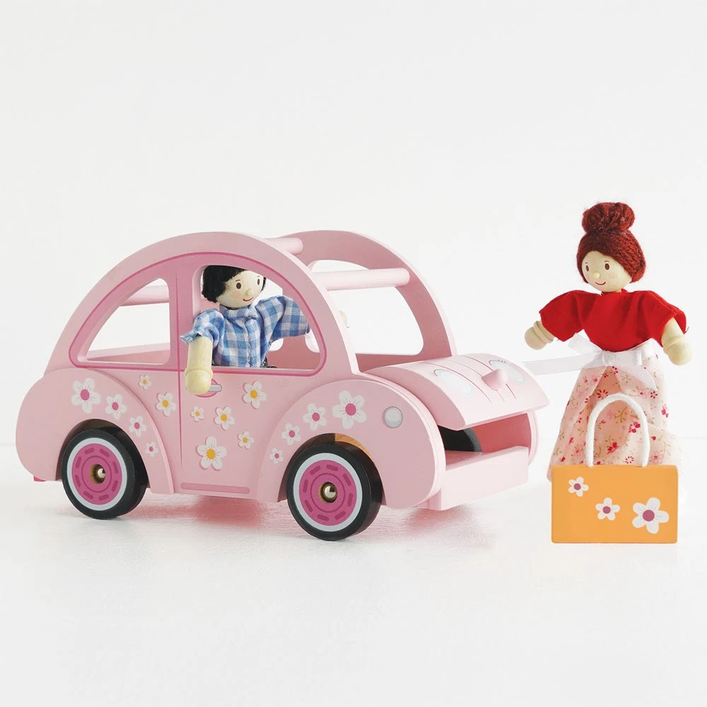 Le Toy Van Wooden Dolls House Sophie's Car - Image 2