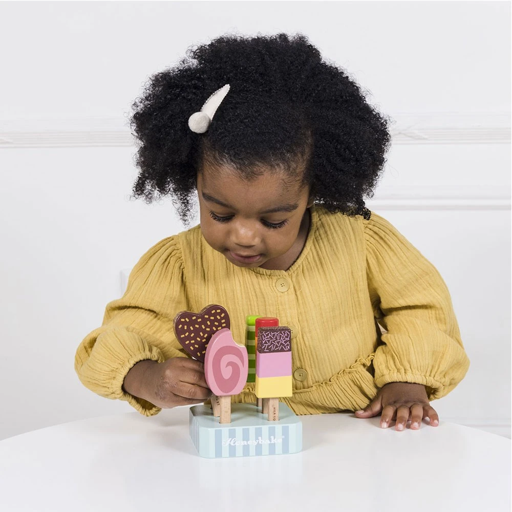 Le Toy Van Wooden Honeybake Ice Lollies - Image 3