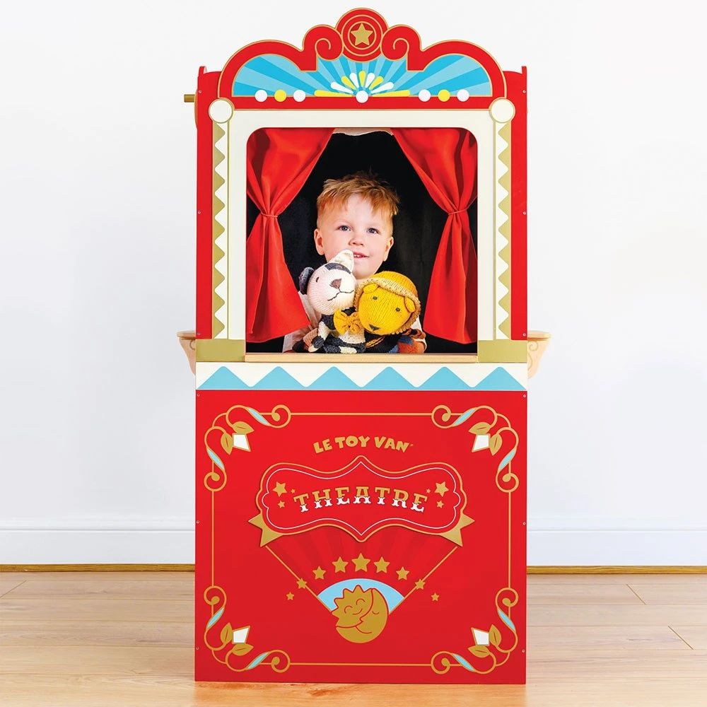 Le Toy Van Wooden Showtime Puppet Theatre - Image 3