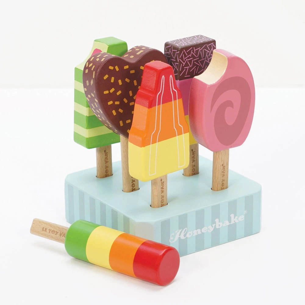 Le Toy Van Wooden Honeybake Ice Lollies - Image 5