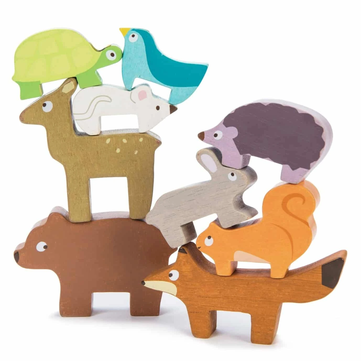 Le Toy Van Forest Animals Wooden Stacking Toy - Image 2