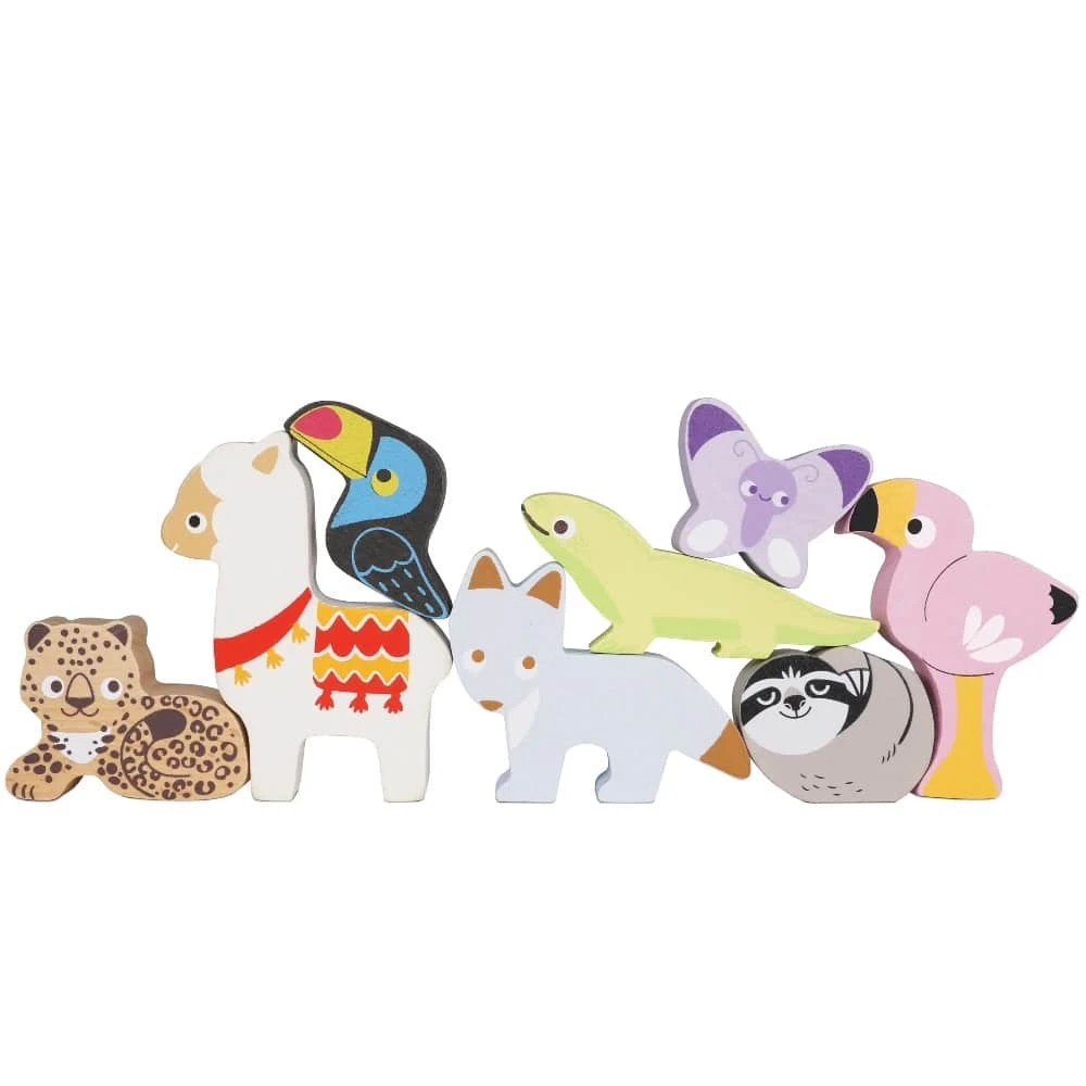 Le Toy Van Andes Wooden Animals Stacking Toy - Image 7