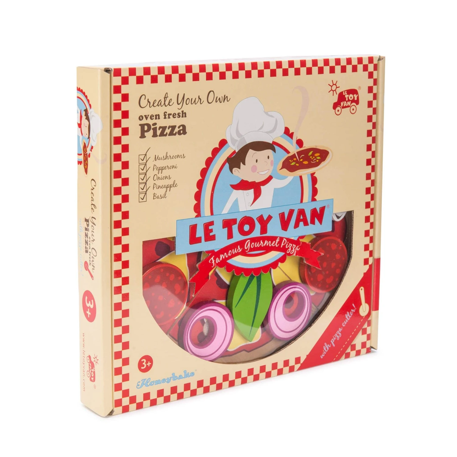 Le Toy Van Wooden Toy Pizza - Image 2