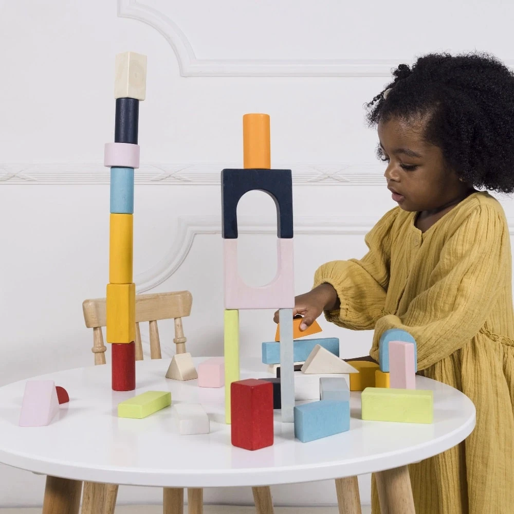 Le Toy Van 60 Building Blocks And Cotton Bag - Image 6