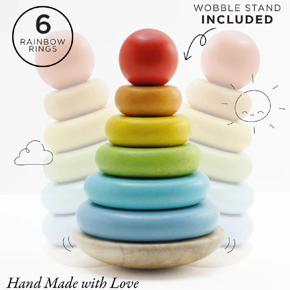 Le Toy Van Rainbow Stacker - Image 4