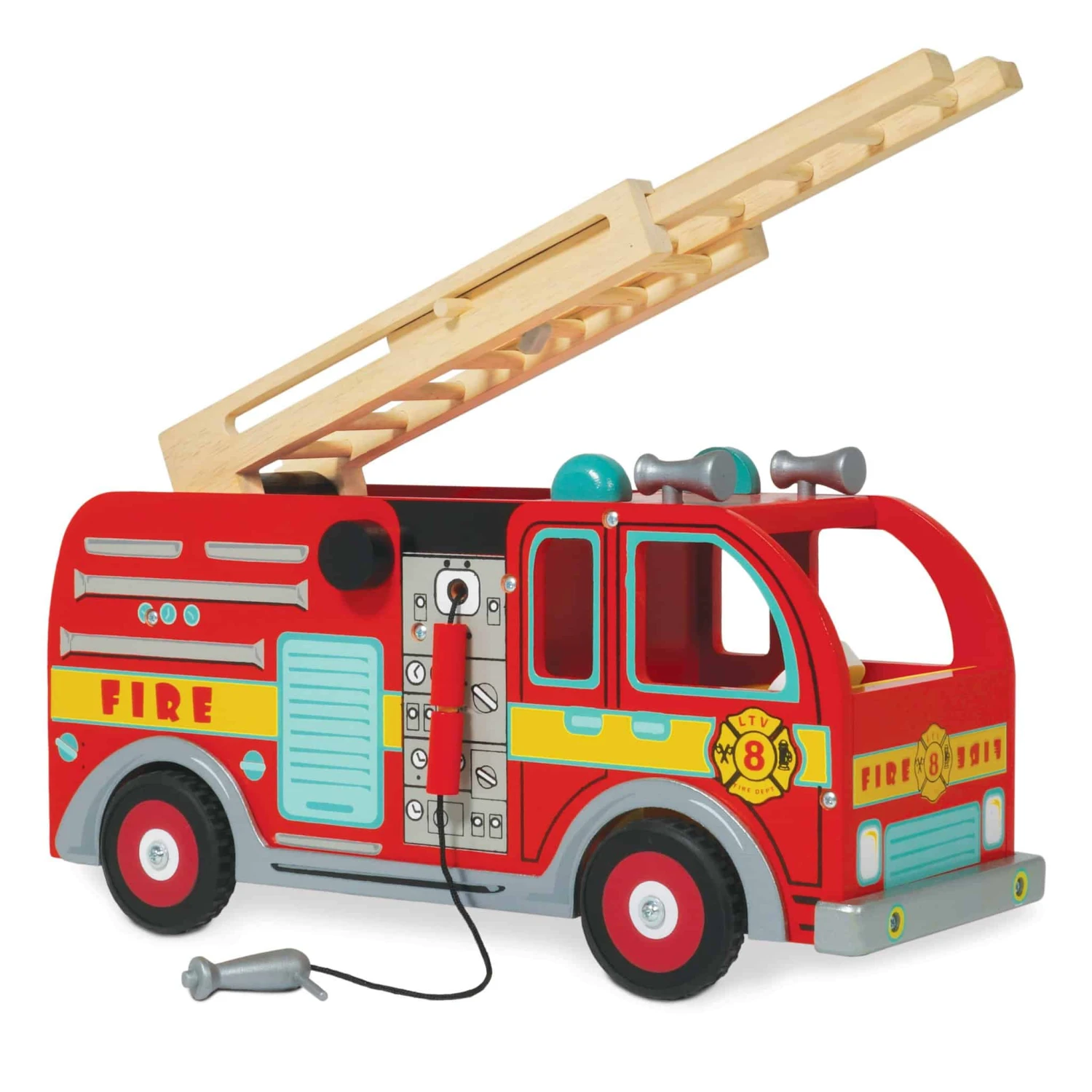 Le Toy Van Wooden Toy Fire Engine