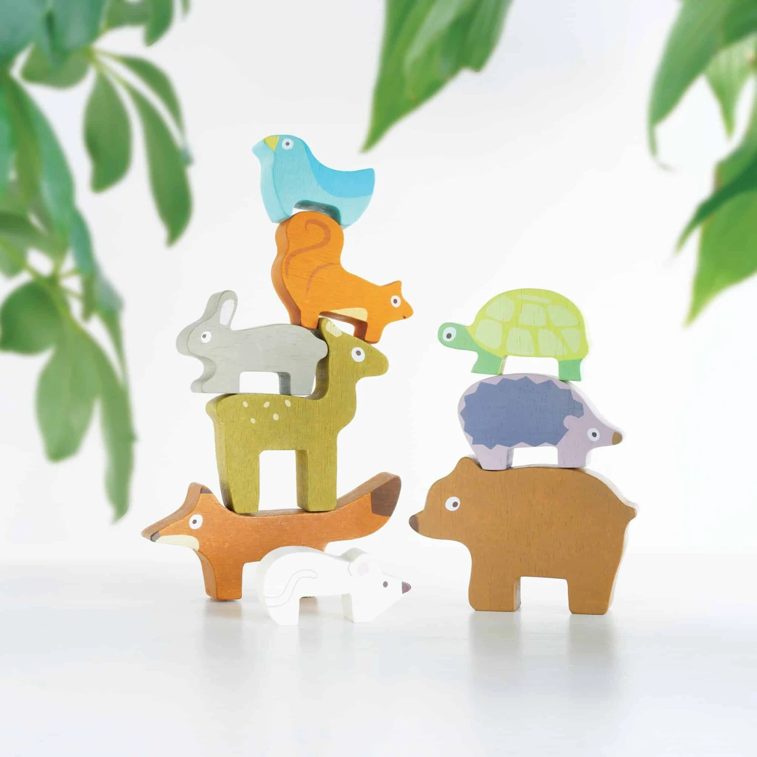 Le Toy Van Forest Animals Wooden Stacking Toy - Image 5