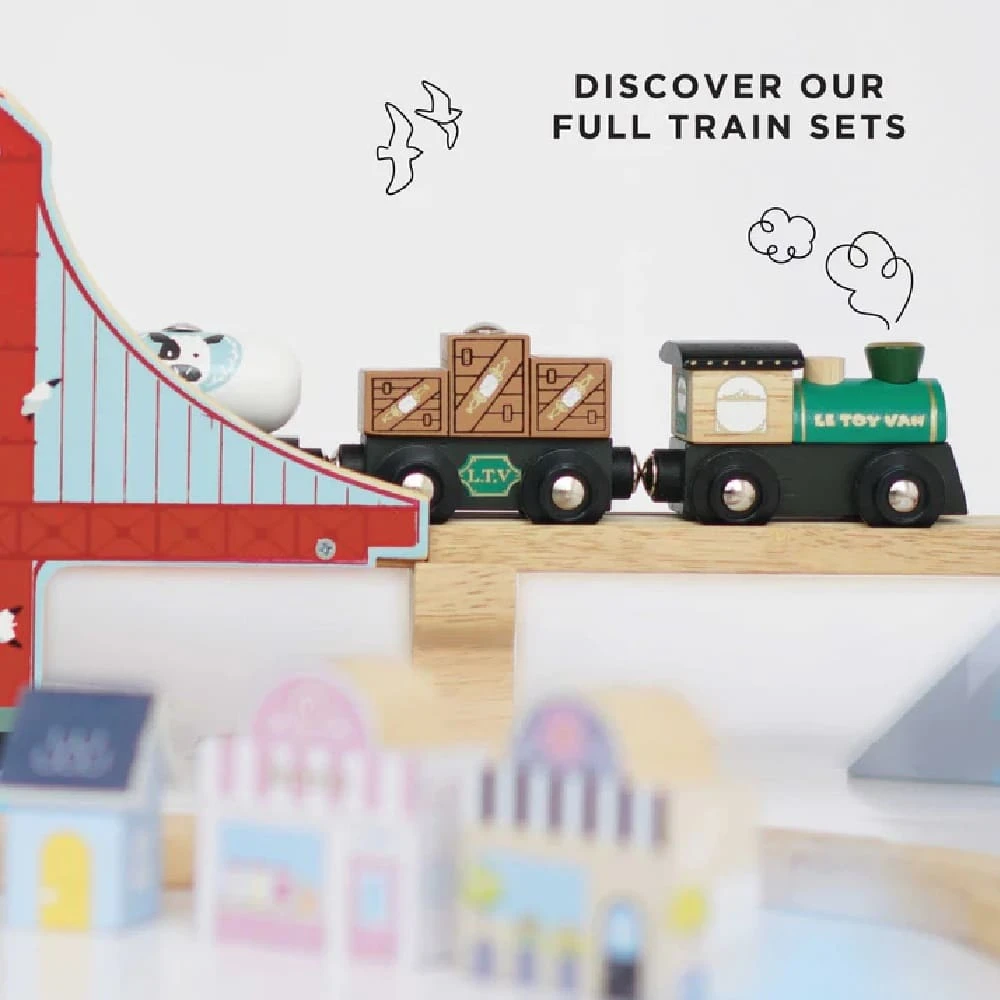 Le Toy Van Great Green Train - Image 2