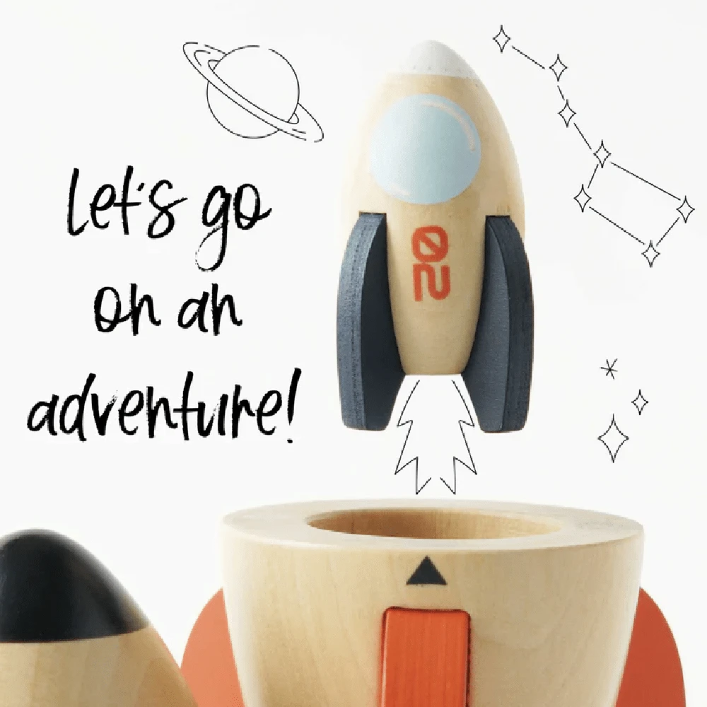 Le Toy Van Space Rocket Duo - Image 2
